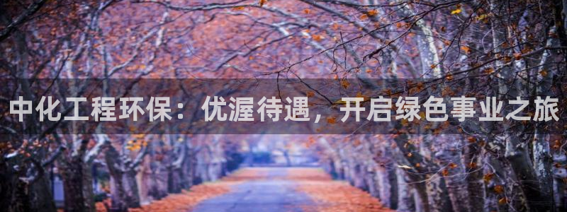 mr003亿万先生：中化工程环保：优渥待遇，开启绿色事业之旅