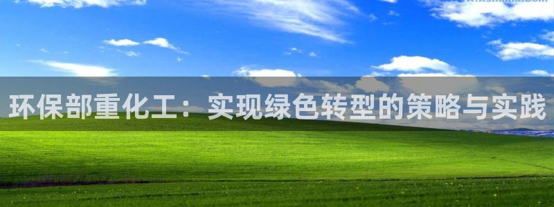 亿万下载徐家汇朋友圈说说：环保部重化工：实现绿色转型的策略与实践