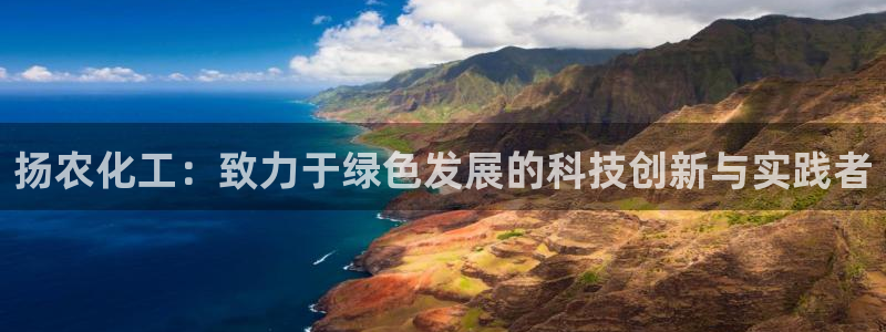 亿万先生合并最新消息：扬农化工：致力于绿色发展的科技创新与实践者