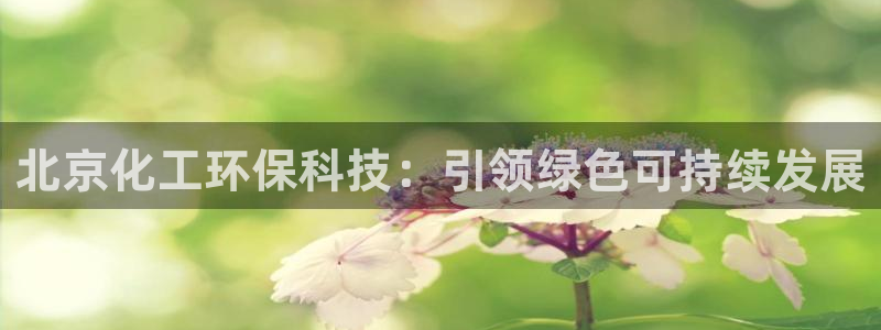 亿万先生手游下载安装：北京化工环保科技：引领绿色可持续发展